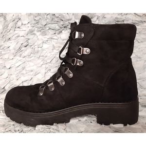 Chunky Black Combat Boots